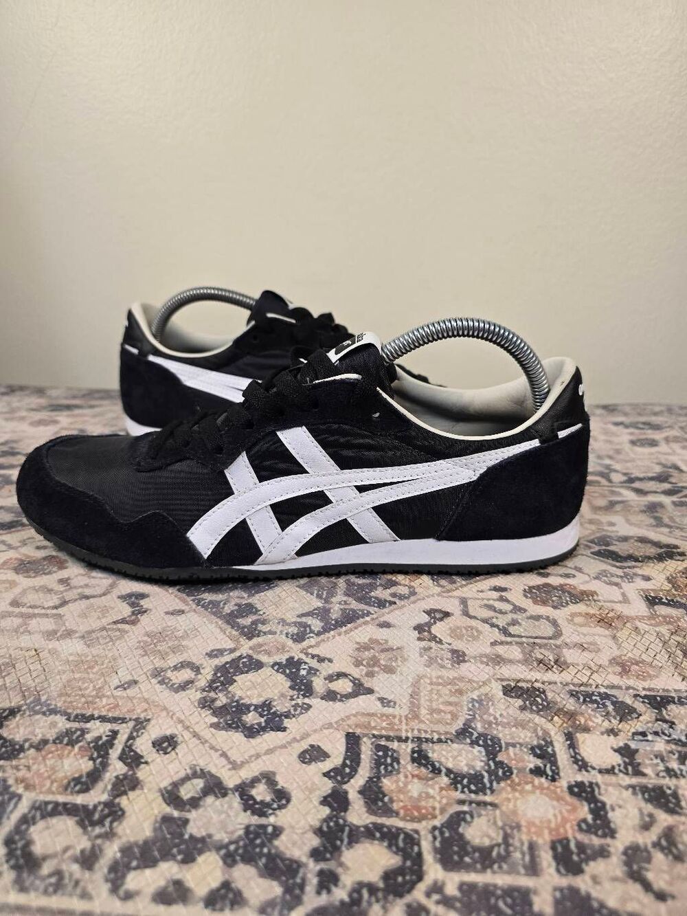 Onitsuka Tiger Serrano Black Men's Shoes Size 9.5